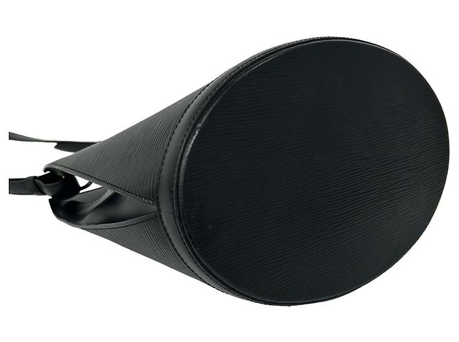 Borsa a tracolla Louis Vuitton Cluny in pelle Epi Nero - vista 8
