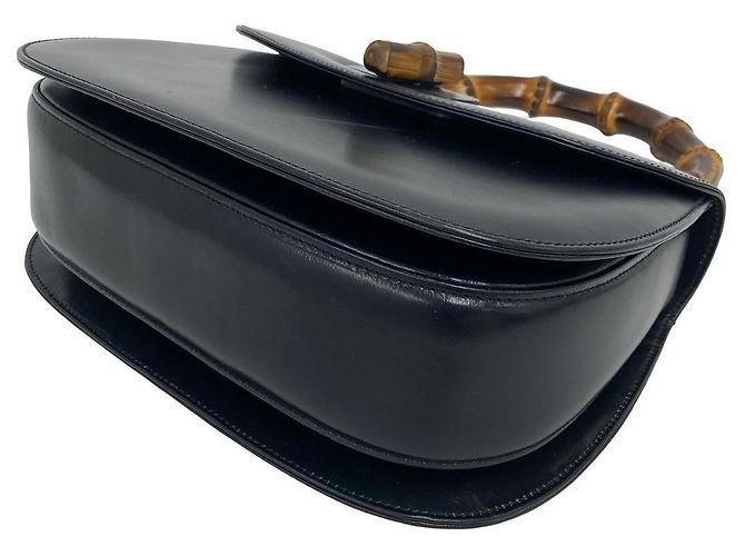 Gucci Leather Bamboo 2way bag Black - view 9