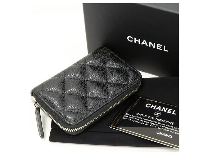Chanel Timeless Classic Grained Calfskin Coin Case Black - view 2