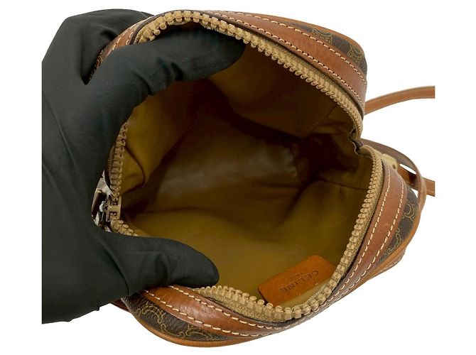 Céline Celine Triomphe Schultertasche Braun - Ansicht 10