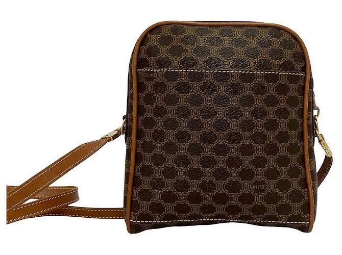 Céline Celine Triomphe Schultertasche Braun - Ansicht 4
