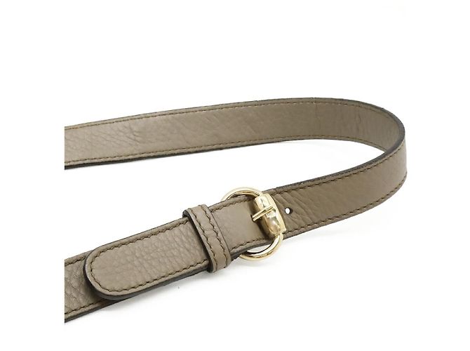 Borsa a tracolla in pelle Gucci Soho Marrone Beige - vista 5