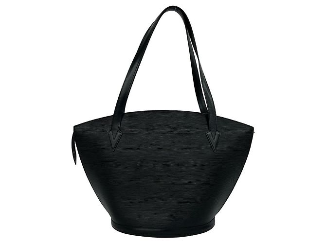 Louis Vuitton Saint Jacques Epi Leder Tote Bag Schwarz - Ansicht 4