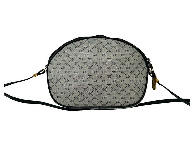 Mini borsa a tracolla in pelle e PVC Gucci Blu - vista 4