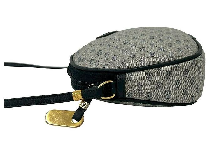 Mini borsa a tracolla in pelle e PVC Gucci Blu - vista 6
