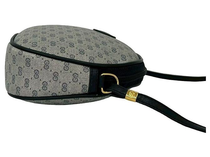 Mini borsa a tracolla in pelle e PVC Gucci Blu - vista 7