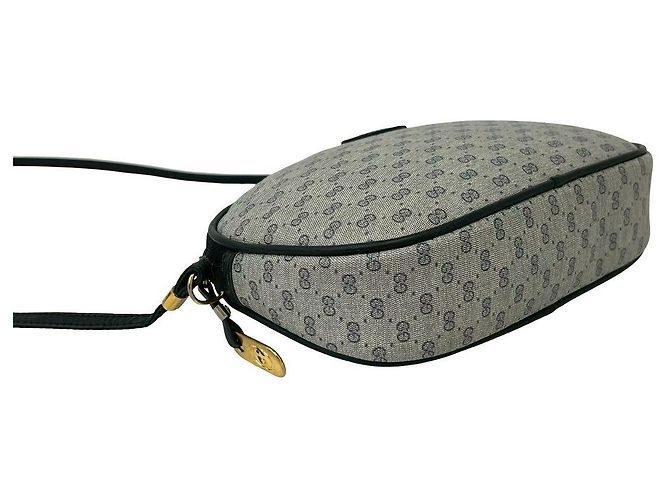 Mini borsa a tracolla in pelle e PVC Gucci Blu - vista 8