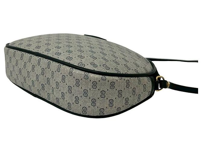 Mini borsa a tracolla in pelle e PVC Gucci Blu - vista 9