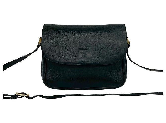 Borsa a tracolla in pelle Burberry Nero - vista 2