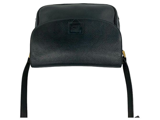 Borsa a tracolla in pelle Burberry Nero - vista 5