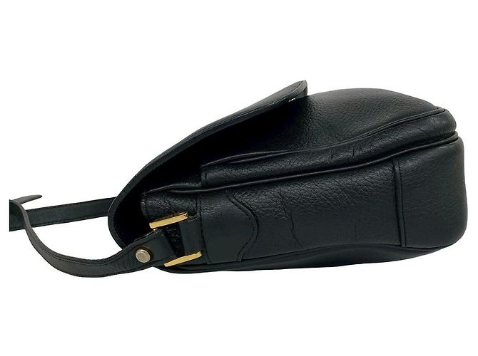 Borsa a tracolla in pelle Burberry Nero - vista 6