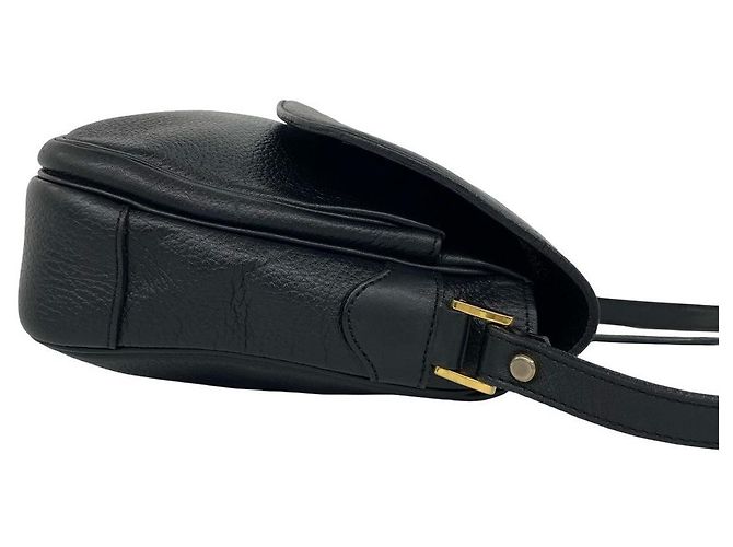 Borsa a tracolla in pelle Burberry Nero - vista 7