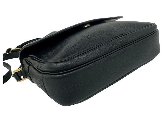 Borsa a tracolla in pelle Burberry Nero - vista 8