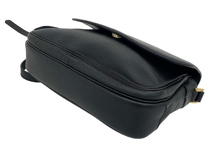 Borsa a tracolla in pelle Burberry Nero - vista 9