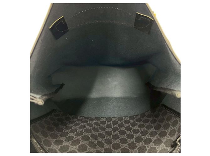 Bolsa Tote Gucci GG Supreme em couro Preto - vista 10