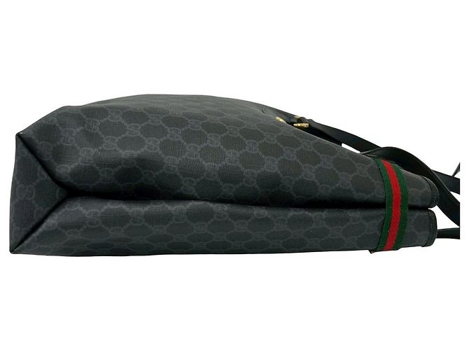 Bolsa Tote Gucci GG Supreme em couro Preto - vista 7