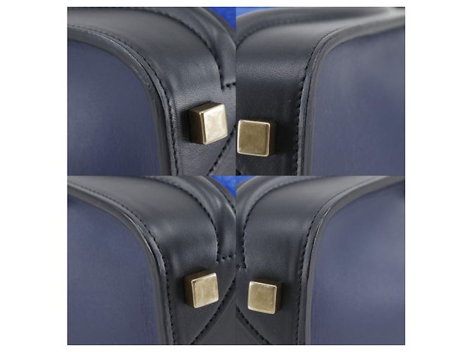 Céline Borsa Celine Luggage Micro Shopper in pelle di vitello Nero - vista 4