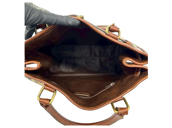 Burberry Leder-Tote-Bag Braun - Ansicht 10