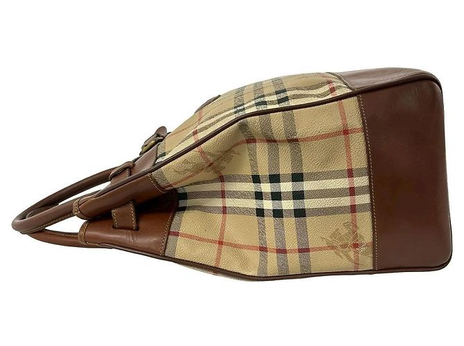 Burberry Leder-Tote-Bag Braun - Ansicht 6