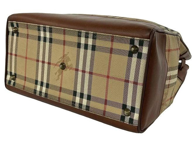 Burberry Leder-Tote-Bag Braun - Ansicht 9