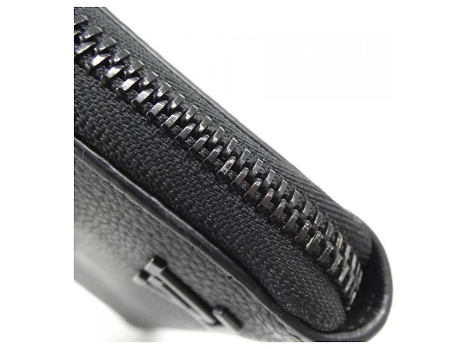 Zippy Louis Vuitton LV Aerogram Kalbsleder Langgeldbörse Schwarz - Ansicht 6