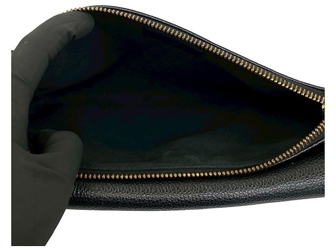 Borsa a tracolla Louis Vuitton Twice Monogram Empreinte Nero - vista 10