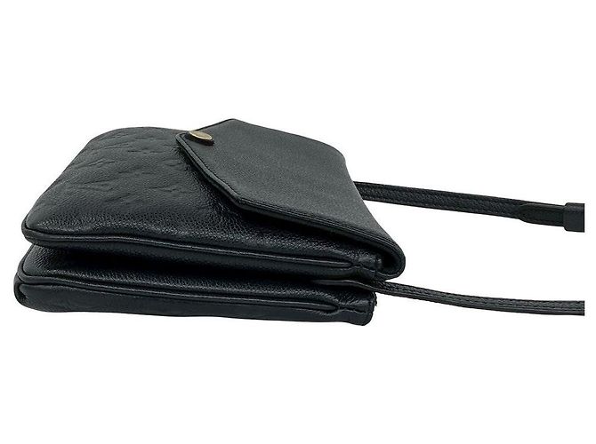 Borsa a tracolla Louis Vuitton Twice Monogram Empreinte Nero - vista 7