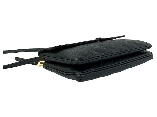 Borsa a tracolla Louis Vuitton Twice Monogram Empreinte Nero - vista 8