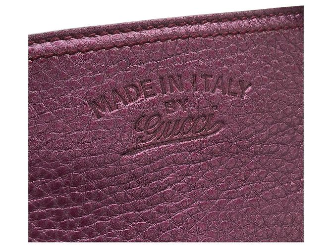 Borsa a tracolla in pelle metallizzata Gucci D'oro Metallico - vista 4