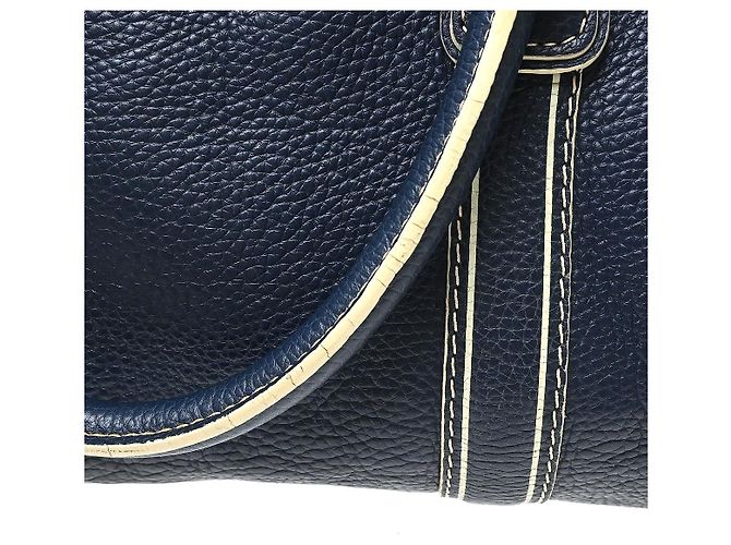 Louis Vuitton Carryall in pelle Blu - vista 6