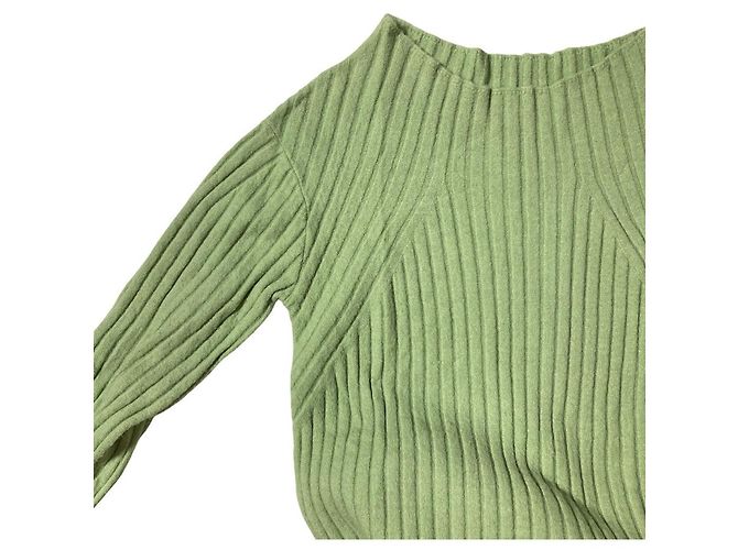 Autre Marque Ribstrickkleid Snidel Grün - Ansicht 3