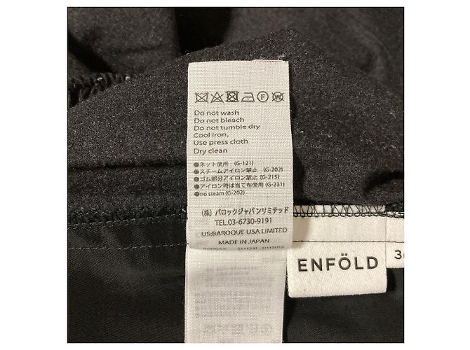Autre Marque ENFOLD Tapered Tuck Hose Braun - Ansicht 5