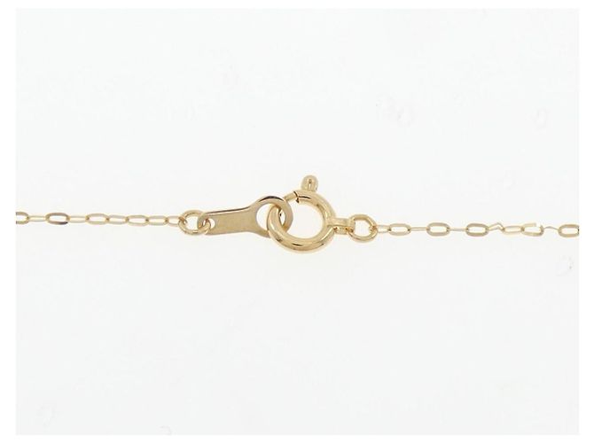 Autre Marque Au750 Solitär-Diamantkette Golden - Ansicht 5