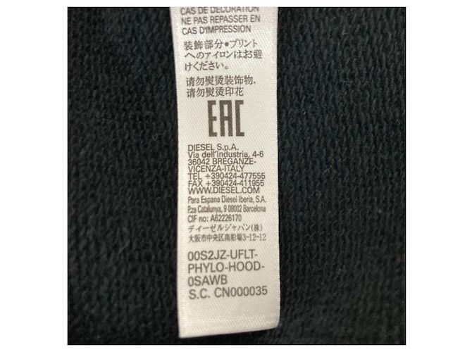 Autre Marque Sudadera con capucha Diesel Negro - vista 7
