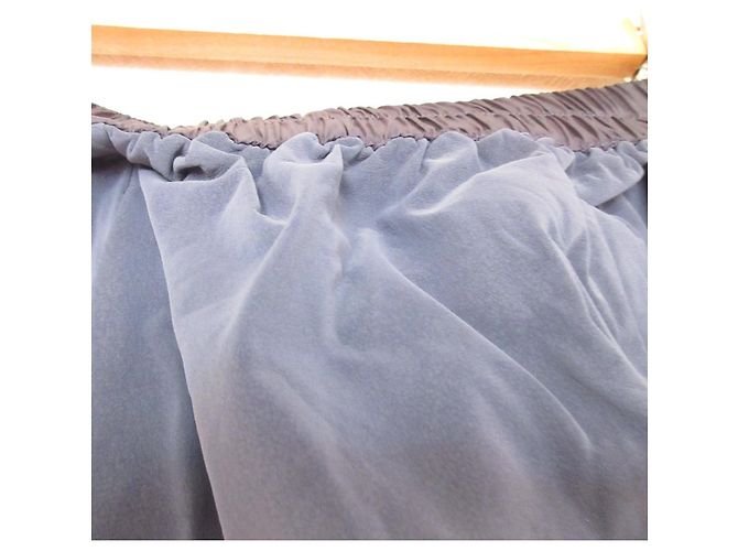 Autre Marque Falda Melrose Claire Suede Touch con fruncido Azul - vista 3