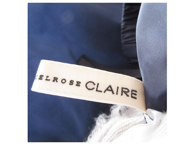 Autre Marque Falda Melrose Claire Suede Touch con fruncido Azul - vista 5