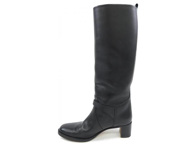 Hermès Hermes Stiefel lang Schwarz - Ansicht 2