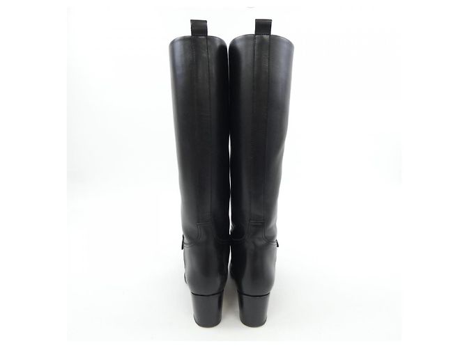 Hermès Hermes Stiefel lang Schwarz - Ansicht 5