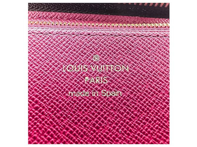 Portafoglio lungo Zippy Monogram Louis Vuitton Marrone Fuschia - vista 9