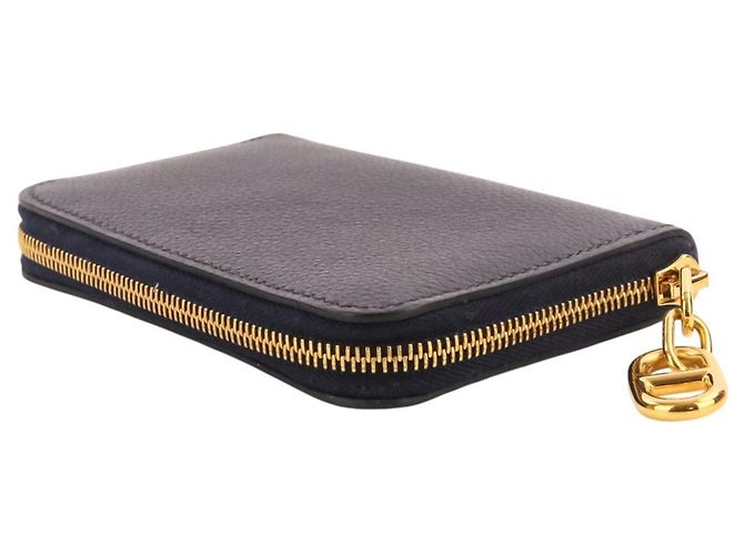 Hermès HERMES Chaine d'Ancre Zip Ango Compact Wallet Azul - vista 3