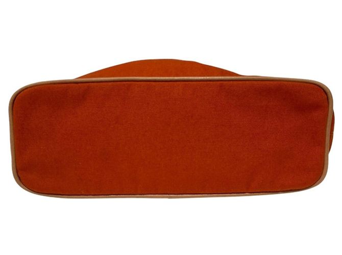 Hermès Pochette in tela Hermes Bolide 31 Arancione - vista 4