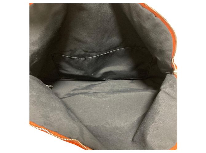 Hermès Pochette in tela Hermes Bolide 31 Arancione - vista 6