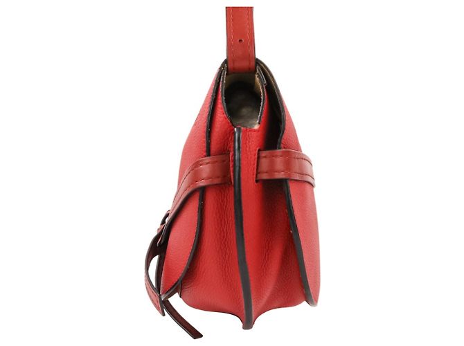 Loewe Soft Leather Gate Bag - Medium Size Rot - view 4