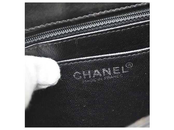 Chanel Reissue Flap Quilted Jersey with Patent Mini Black - view 4