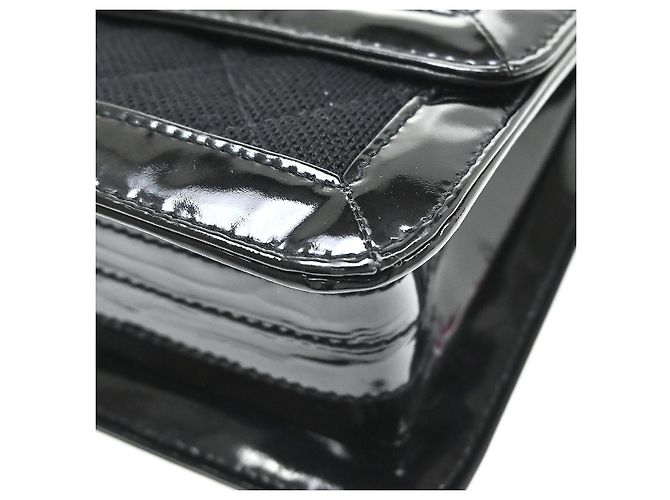 Chanel Reissue Flap Quilted Jersey with Patent Mini Black - view 6