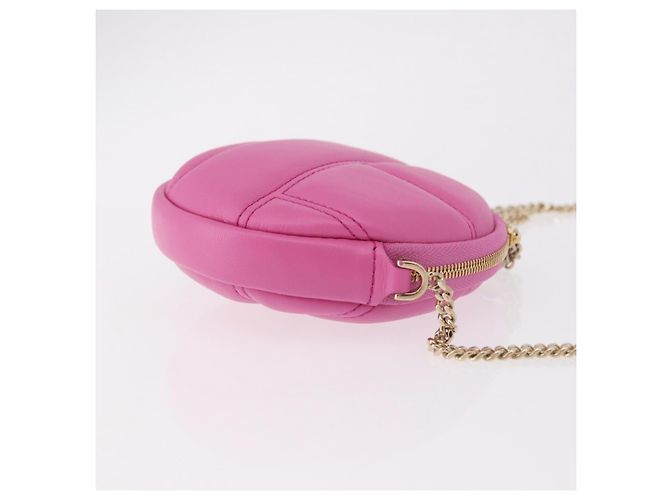 Bulgari Bvlgari a Spalla in Pelle Rosa - vista 3