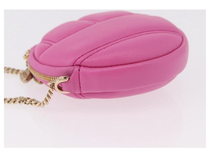 Bulgari Bvlgari a Spalla in Pelle Rosa - vista 4