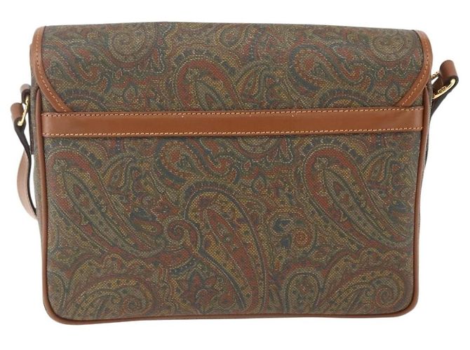 Valentino Garavani Vintage Canvas e Pelle Marrone - vista 2