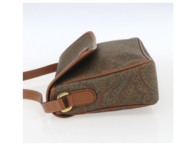 Valentino Garavani Vintage Canvas e Pelle Marrone - vista 3