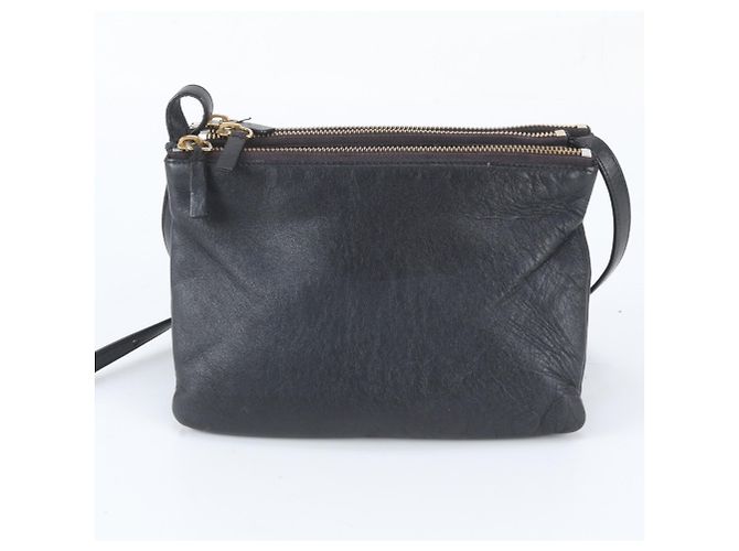Céline Celine Trio Leder Schultertasche - Ansicht 3